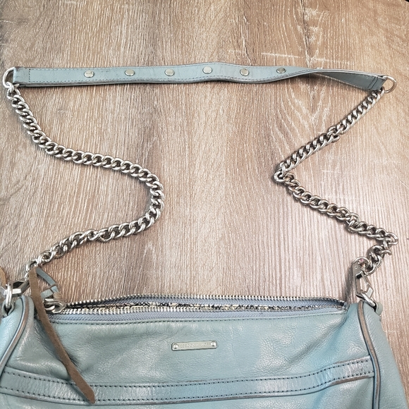 Rebecca Minkoff crossbody bag light blue - Picture 5 of 16